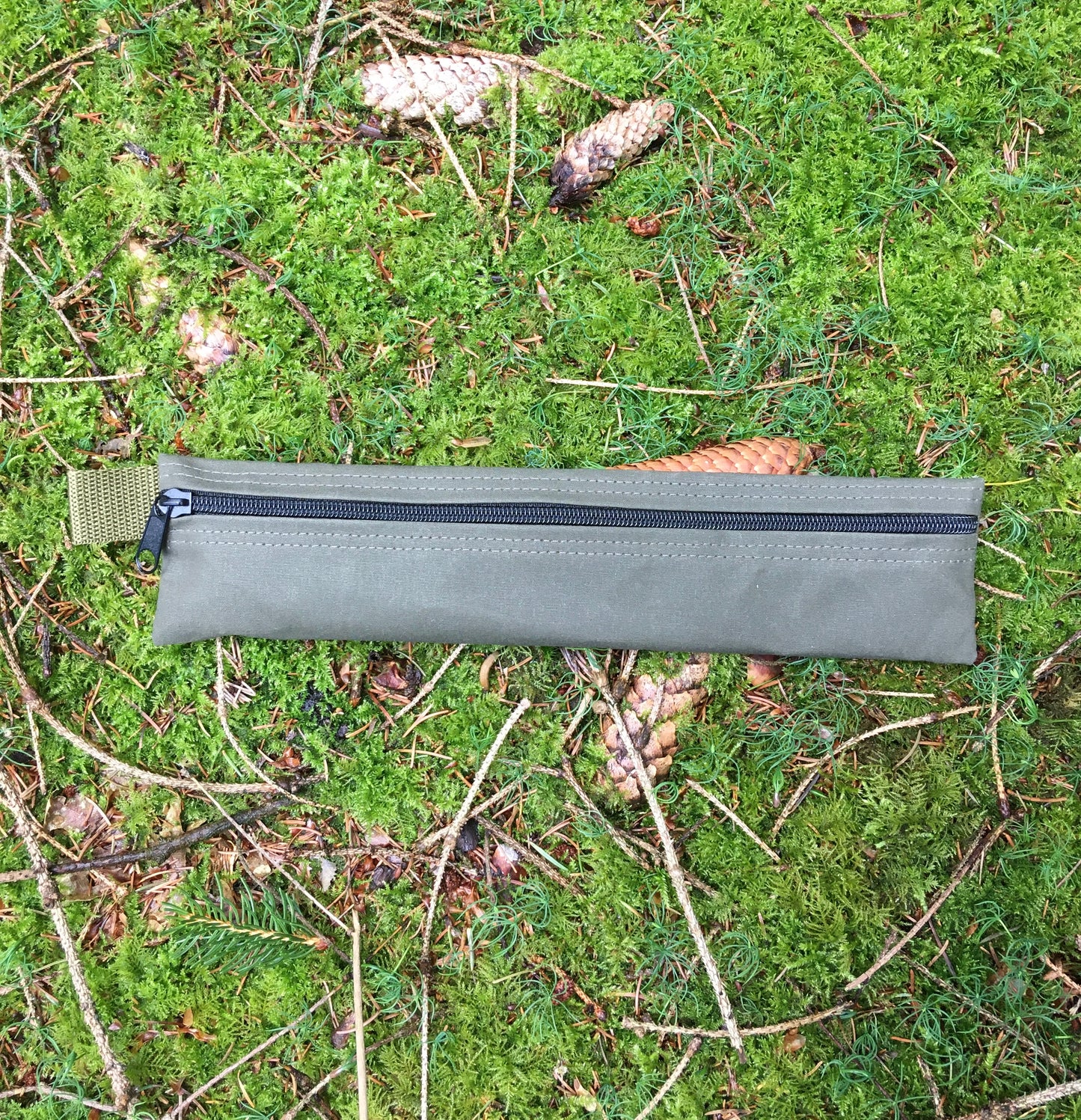 Transporttasche für Silky Gomboy 240 Klappsäge Canvas Baumwolle Olivgrün wasserdicht YKK