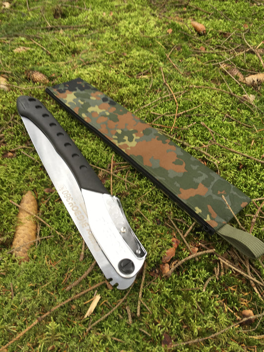 Transporttasche für Silky Bigboy 360 Klappsäge Flecktarn wasserdicht YKK