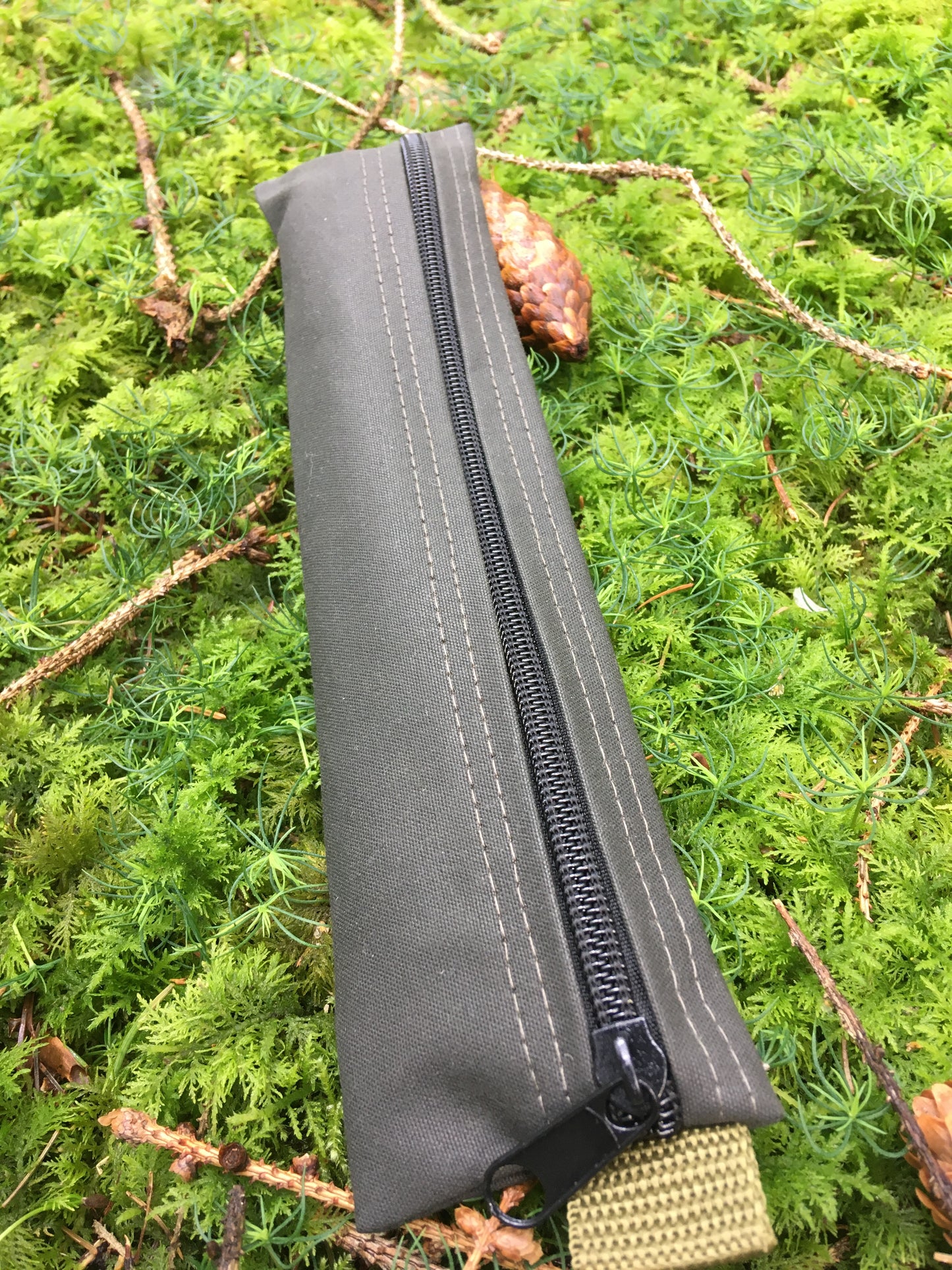Transporttasche für Bahco Laplander Klappsäge Canvas Baumwolle Olivgrün wasserdicht YKK