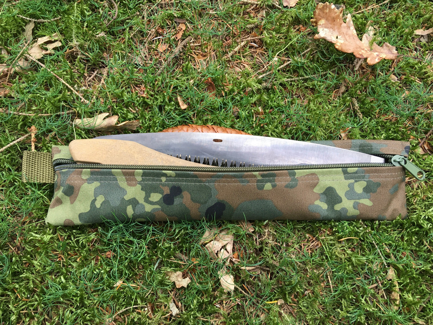 Carrying case for Silky Gomboy 240 folding saw, camouflage, waterproof YKK