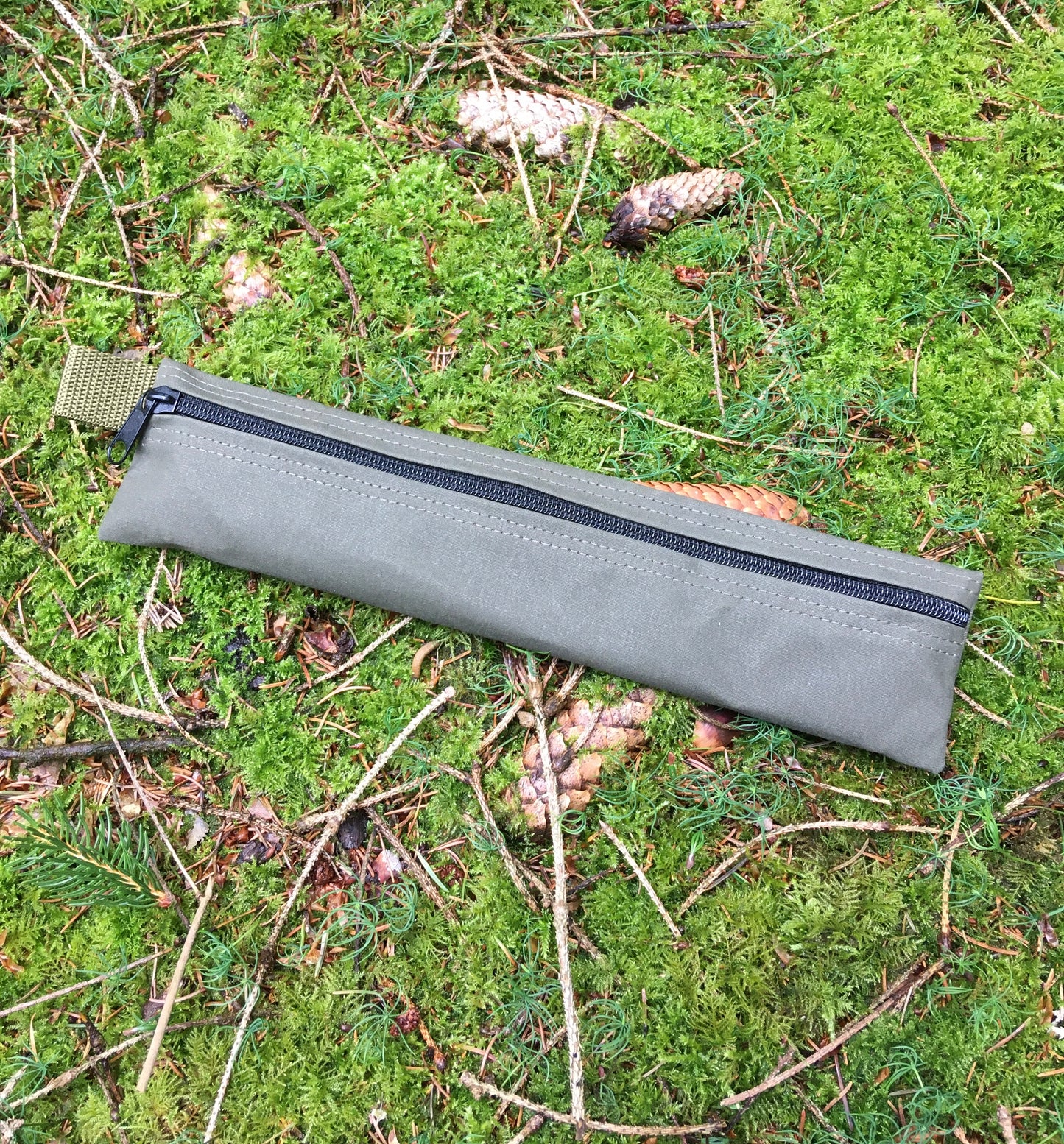 Transporttasche für Silky Gomboy 240 Klappsäge Canvas Baumwolle Olivgrün wasserdicht YKK