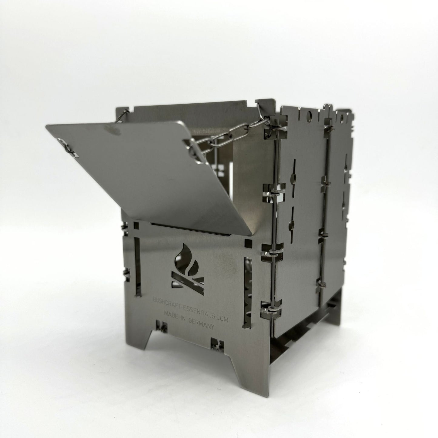 Wooden slide Bushbox LF stainless steel Bushcraft essentials