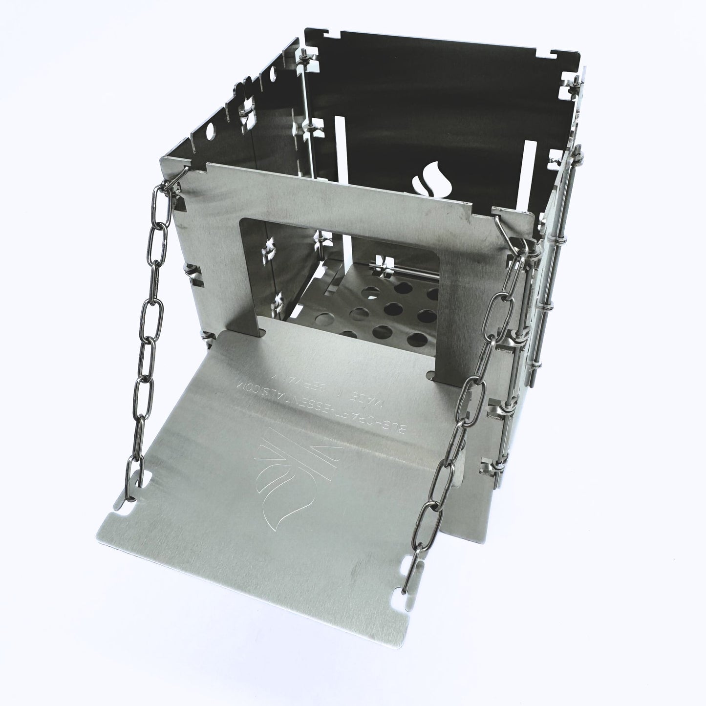 Wooden slide Bushbox LF stainless steel Bushcraft essentials
