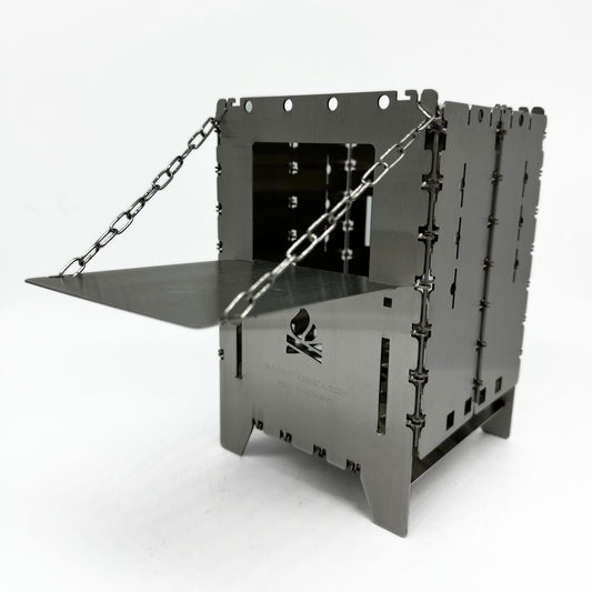 Holzrutsche Bushbox XL Edelstahl Bushcraft-Essential