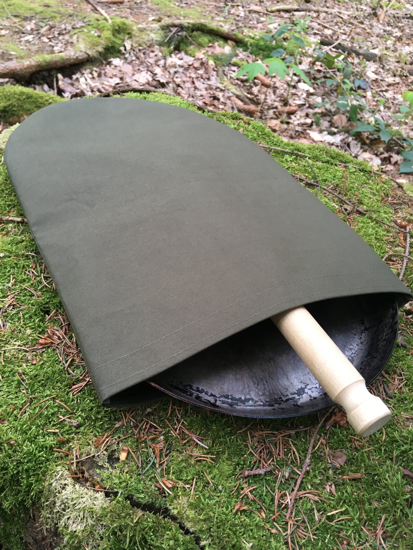 Carrying bag for Stabilotherm hunter pan XL canvas cotton olive green waterproof