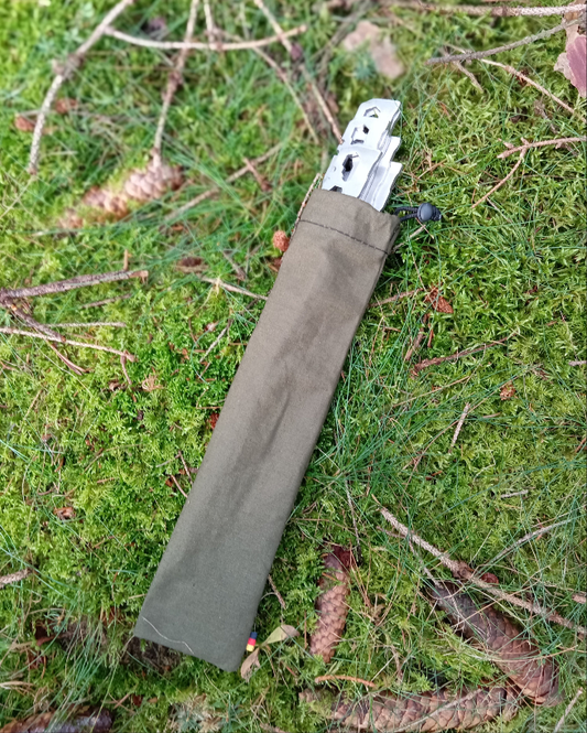 Heringstasche aus Canvas Baumwolle Olivgrün wasserdicht