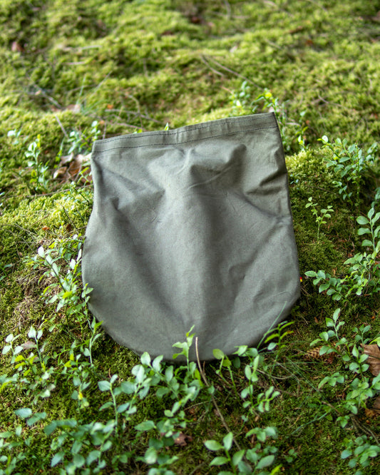 Transporttasche für Stabilotherm Jägerpfanne XL Canvas Baumwolle Olivgrün wasserdicht