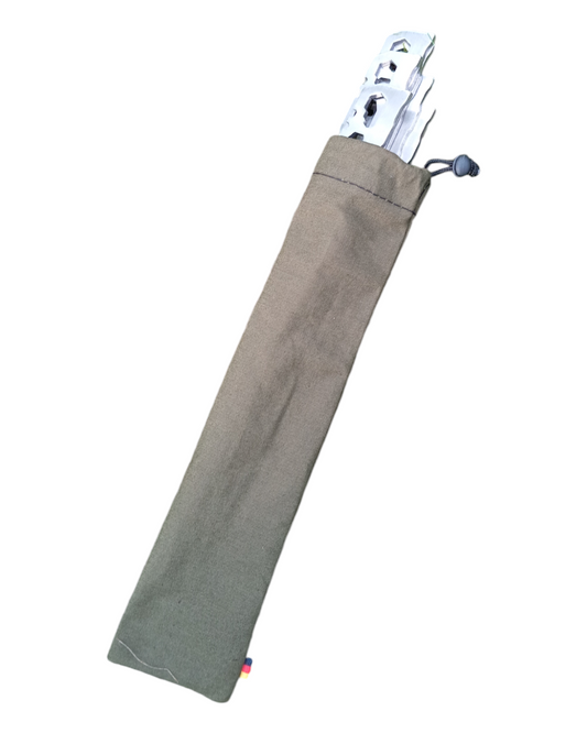 Heringstasche aus Canvas Baumwolle Olivgrün wasserdicht