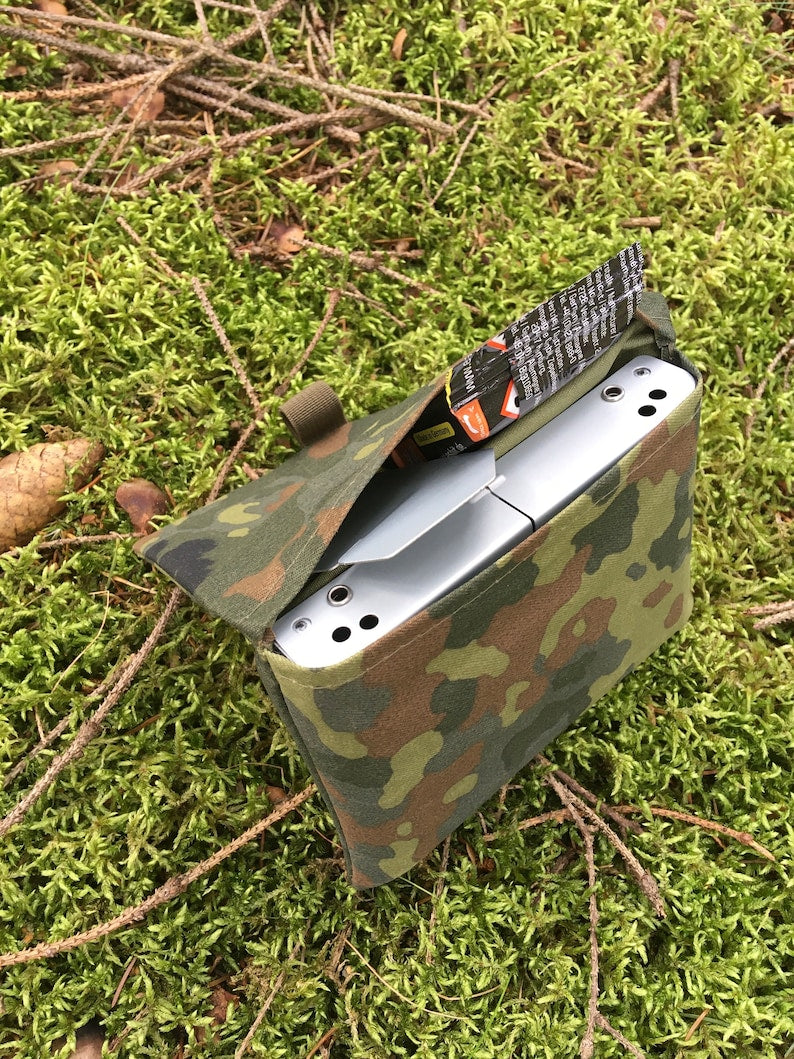 Carrying bag for Esbit stove - Flecktarn