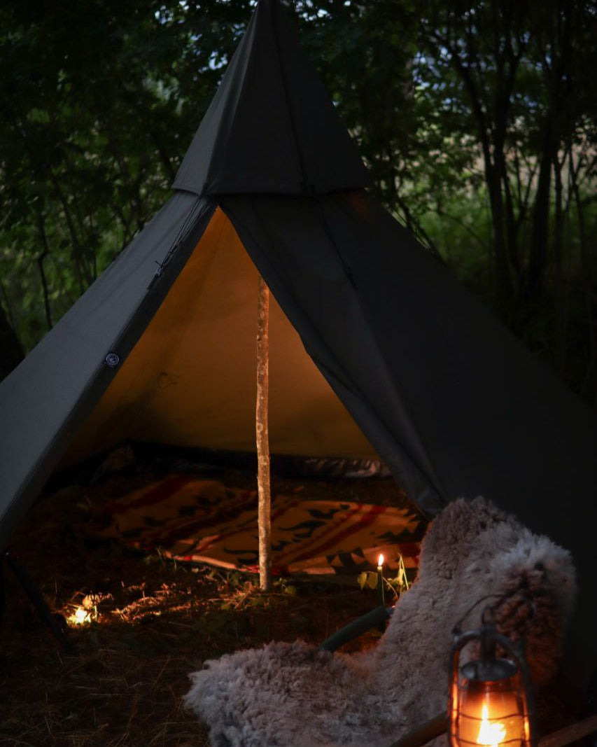 Nordic Wolf Canvas Tent 2P "RAIDO" - Olive Green