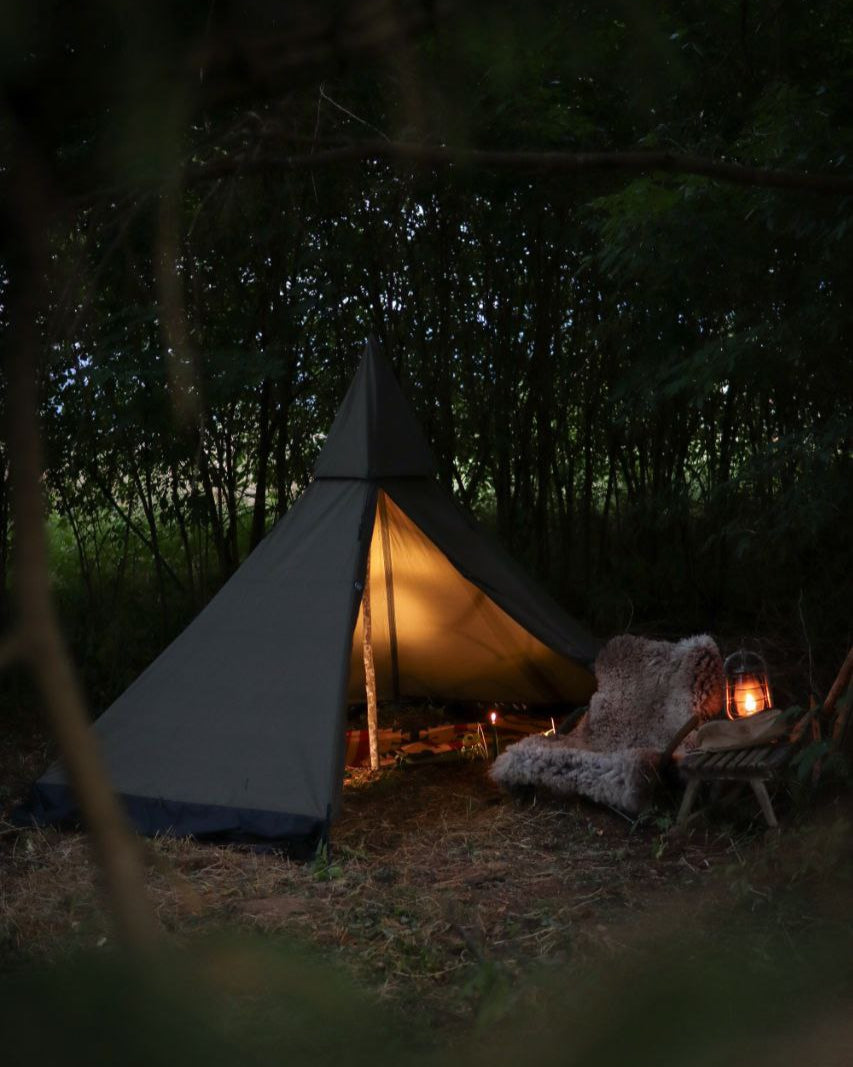 Nordic Wolf Canvas Tent 2P "RAIDO" - Olive Green