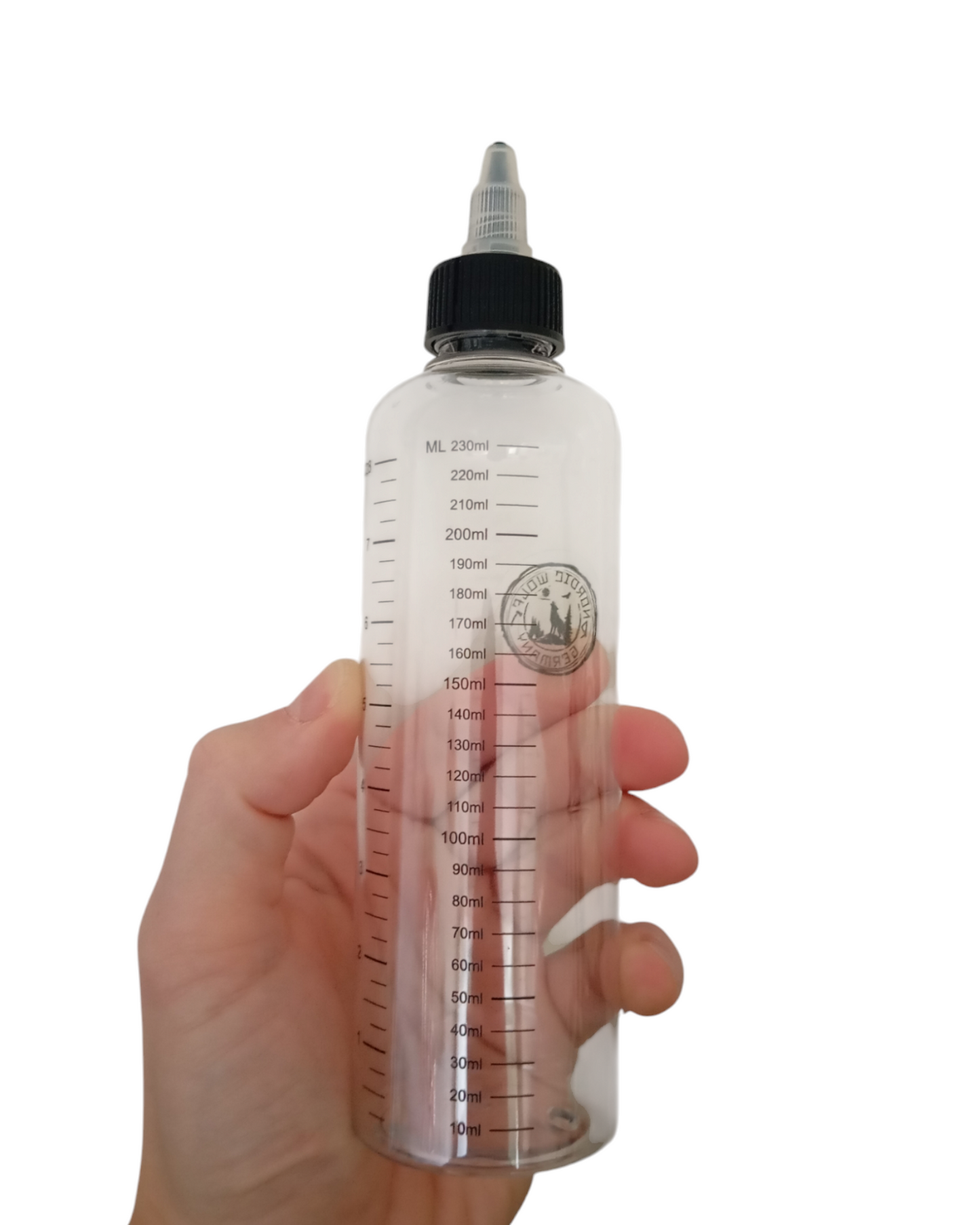 PET-Liquid Flasche mit Dosierspitze (230 ml)