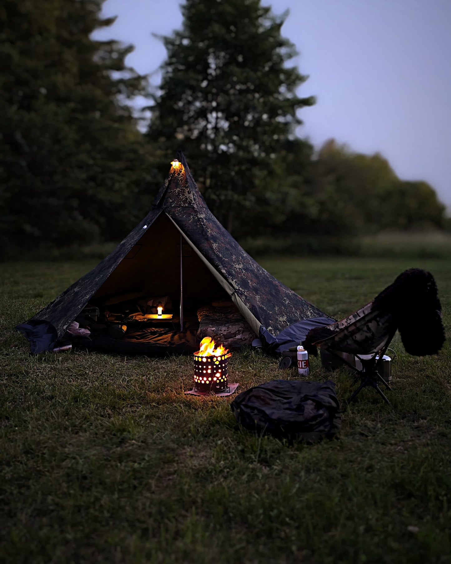 Bergzeux X-Fire 19 Feuerkorb/Hobo aus Edelstahl - Made in Germany
