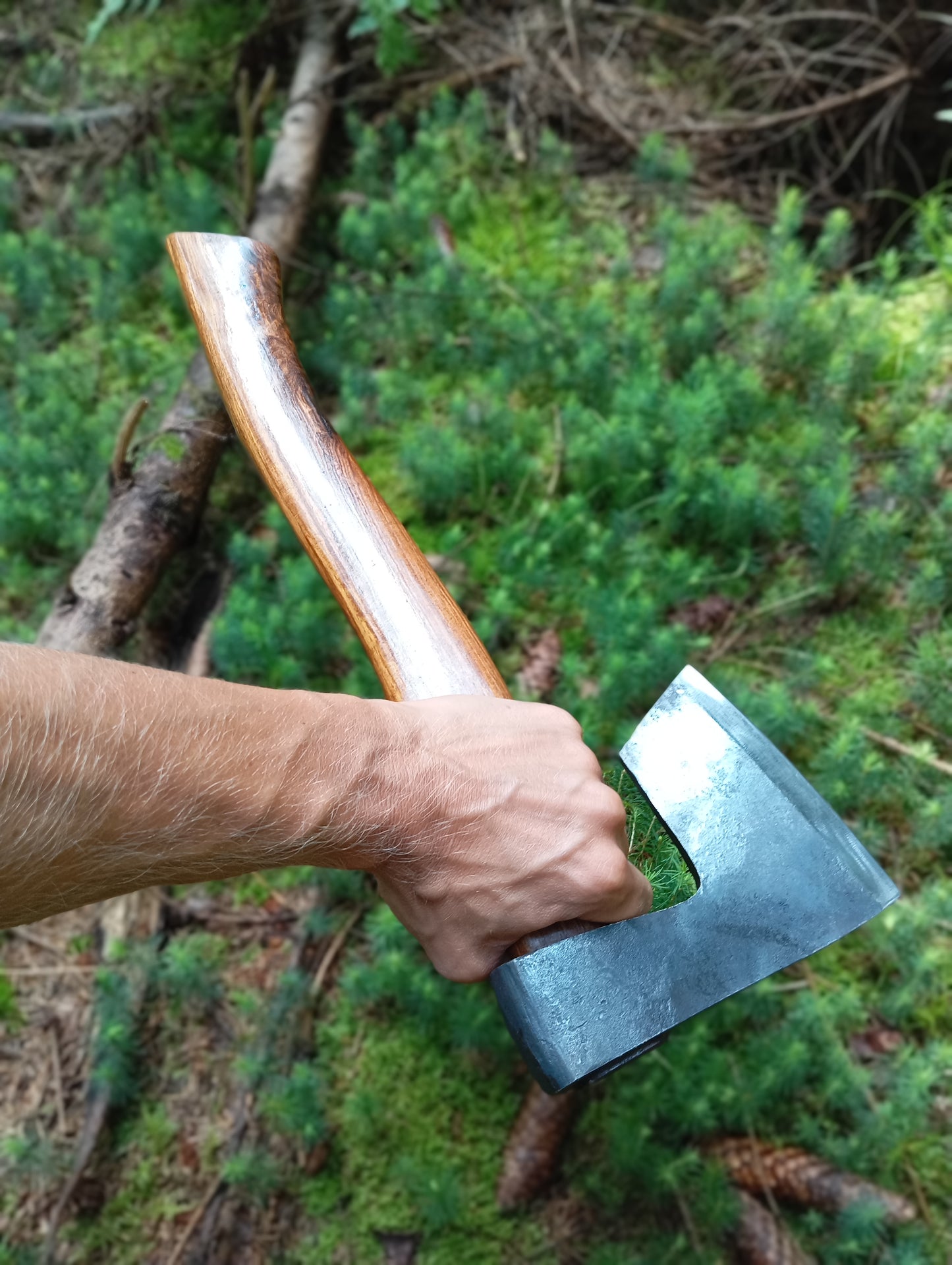 Bearded axe 800g with leather sheath Handmade