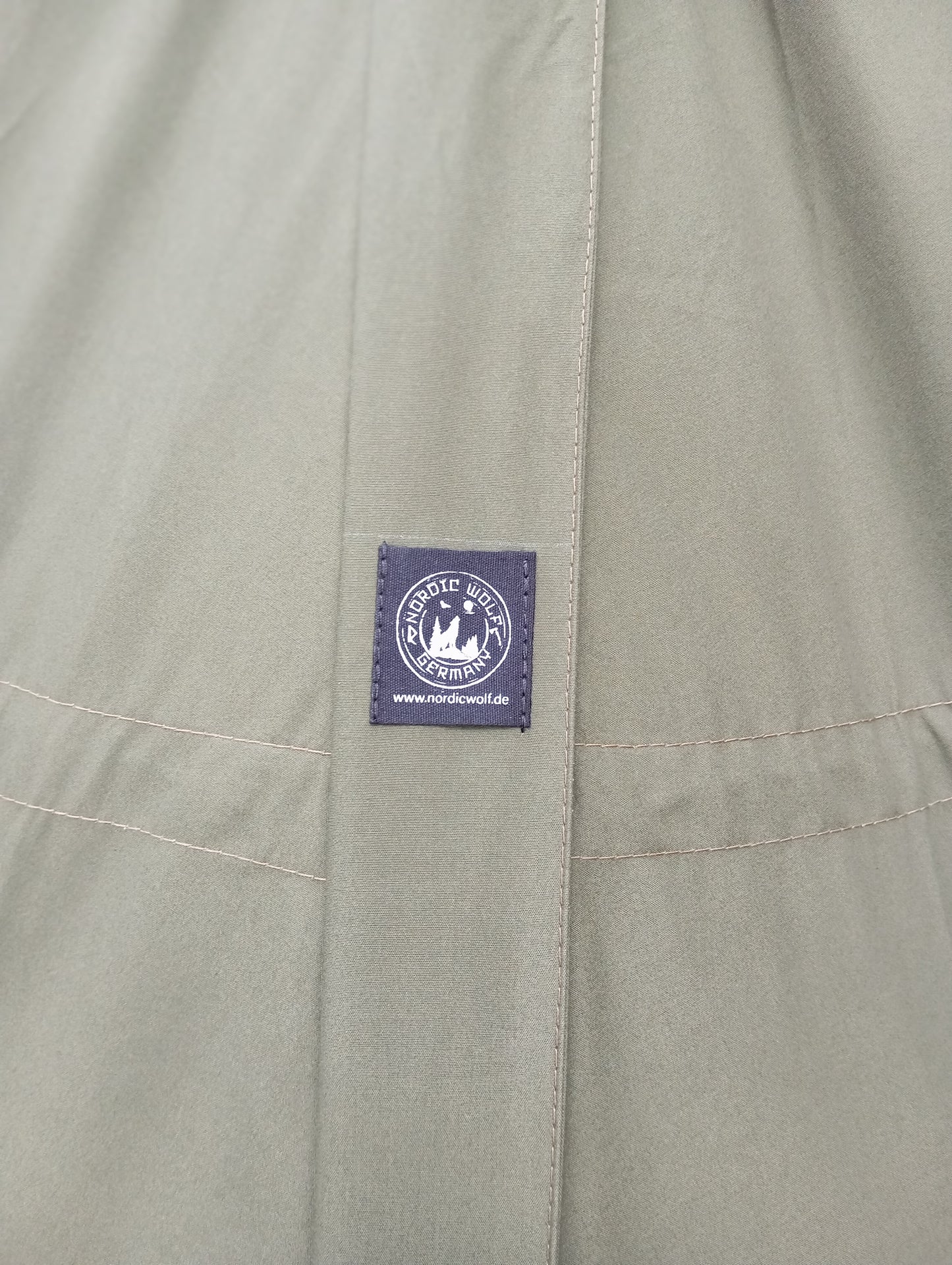 Lavvu tent "Fyn" canvas olive green for 2 people
