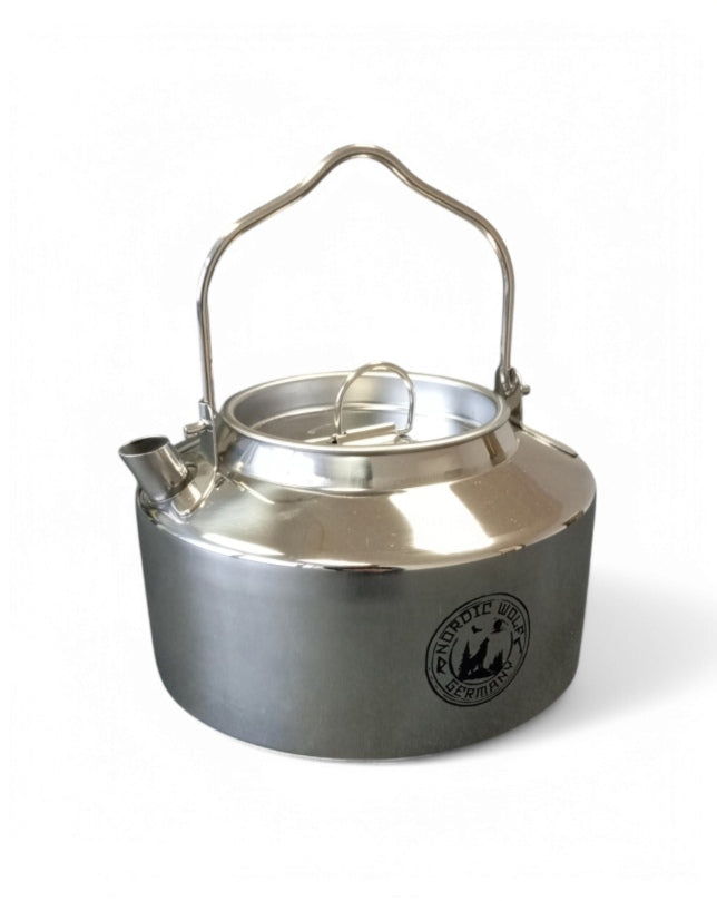 Outdoor kettle made of stainless steel – 1.2 liters