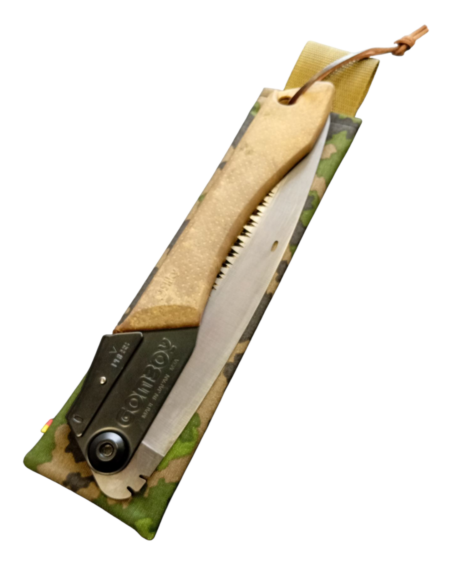 Carrying case for the Silky Gomboy 240 folding saw in Finnish Camo M05 - Cordura 500D