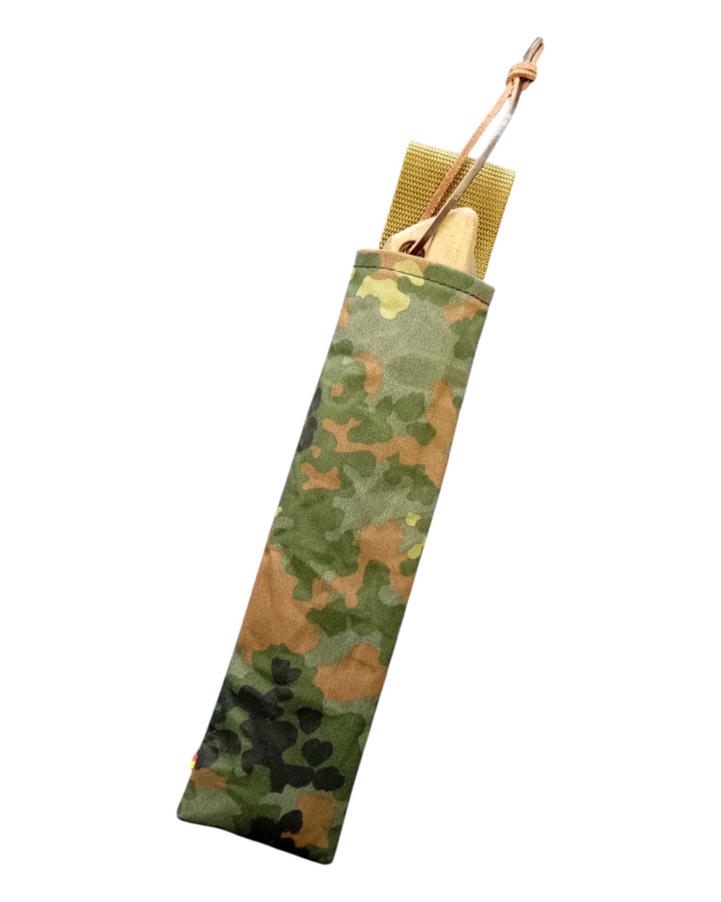 Carrying bags for the Silky Gomboy 240 folding saw in camouflage