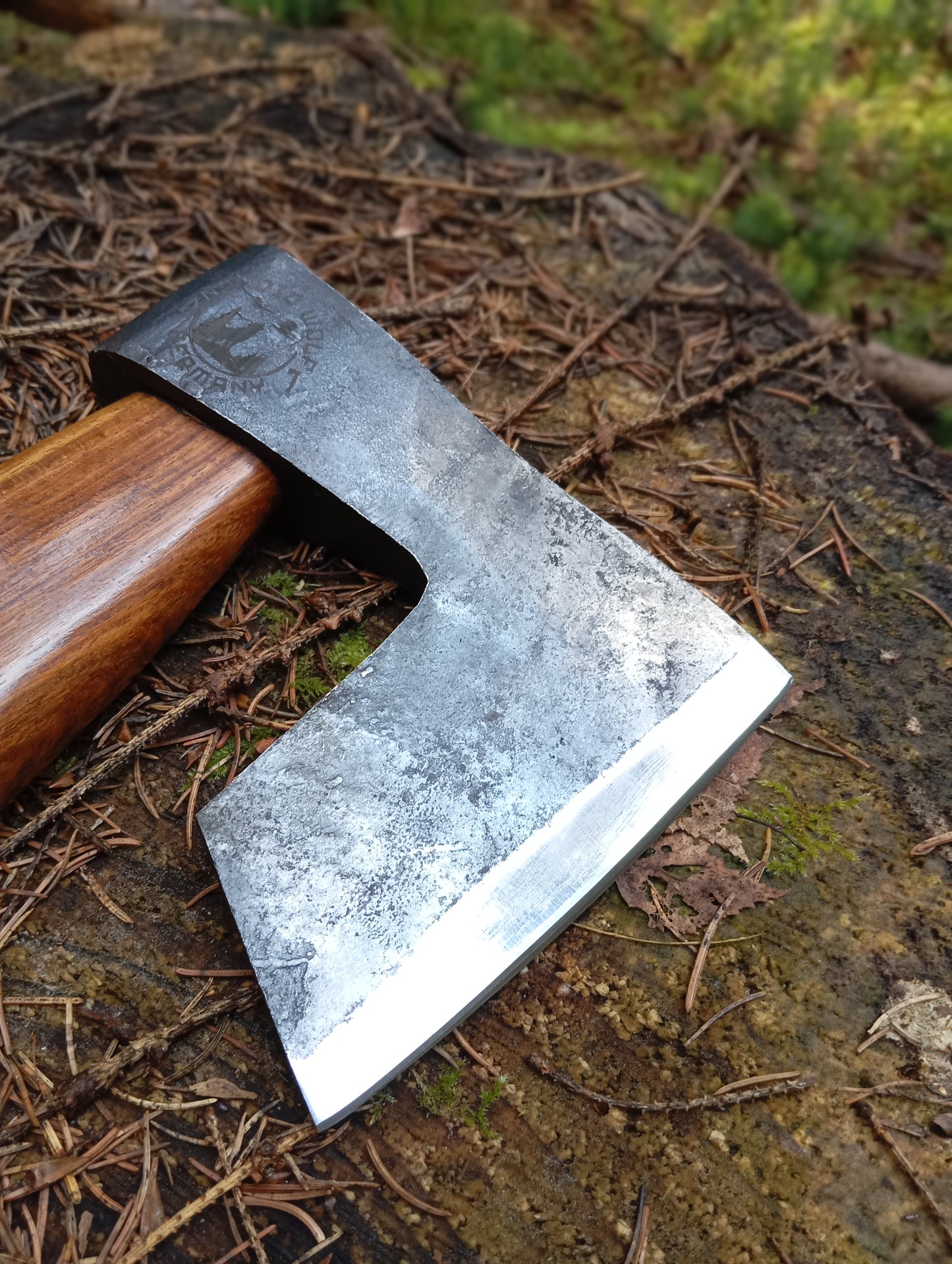 Bearded axe 800g with leather sheath Handmade