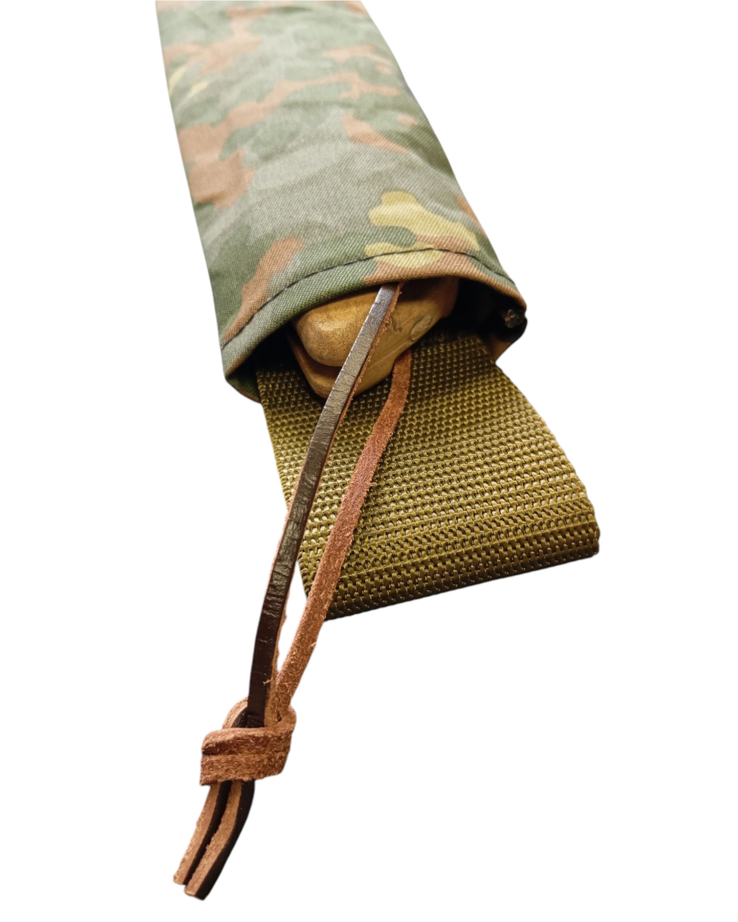 Carrying bags for the Silky Gomboy 240 folding saw in camouflage