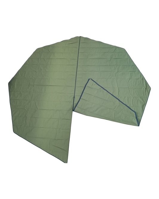 Zeltboden für Lavvu Zelt "Fyn" Olivgrün (teilbar)