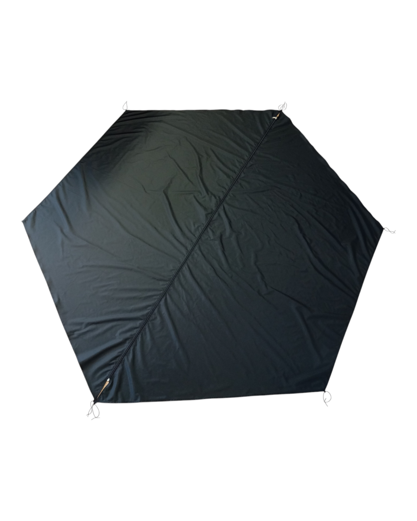 Divisible tent floor for tent "Raido" – Ripstop Nylon 80g/m² Black