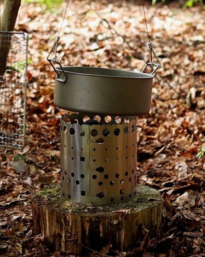 Bergzeux X-Fire 19 Feuerkorb/Hobo aus Edelstahl - Made in Germany