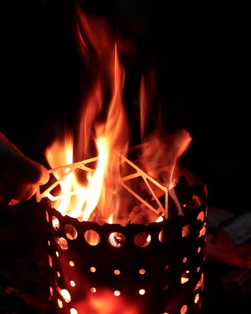 Bergzeux X-Fire 19 Feuerkorb/Hobo aus Edelstahl - Made in Germany
