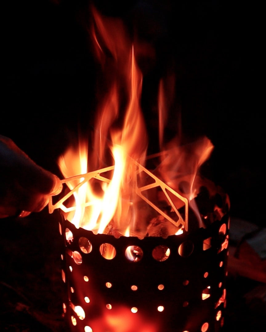 Bergzeux Hitzeschutzkreuz X-Fire 19 - Edelstahl