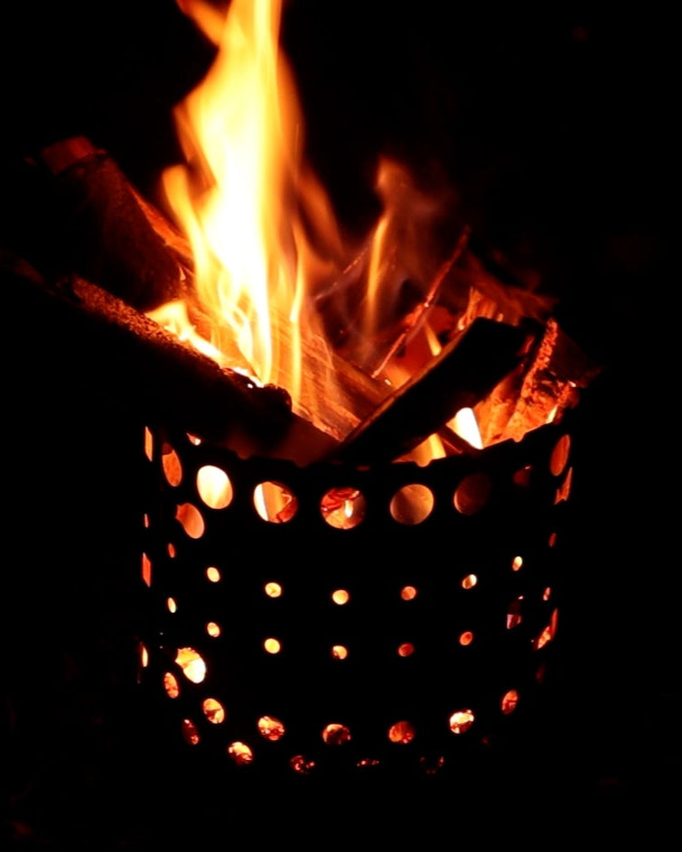 Bergzeux X-Fire 19 Feuerkorb/Hobo aus Edelstahl - Made in Germany