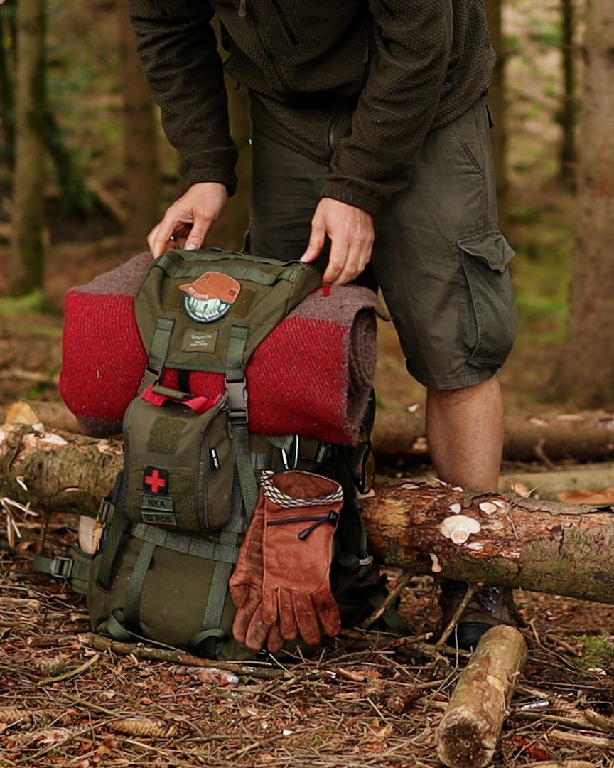 Patch auf Bushcraft Rucksack