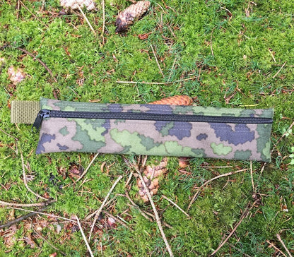 Transporttasche für Silky Gomboy 240 Klappsäge  Cordura 500D mit PU-Beschichtung Finnisch Camou M05 YKK