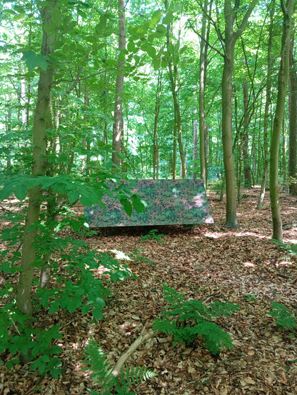 Tarp in Finnish Camo M05 with 19 guy points – 3x3 meters including pack bag