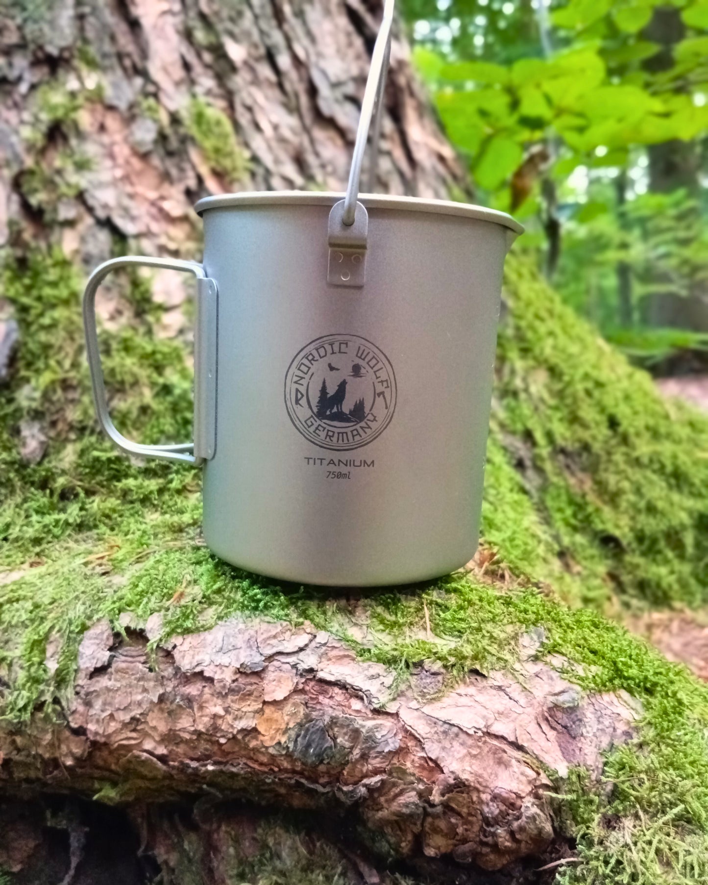 Pot/French Press 750 ml – Titanium 3-in-1 Outdoor-Kaffeegenuss