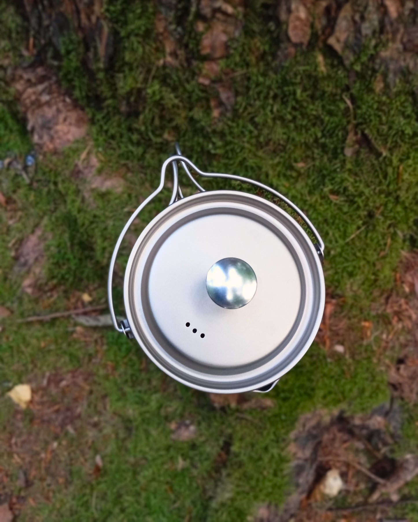 Pot/French Press 750 ml – Titanium 3-in-1 Outdoor-Kaffeegenuss