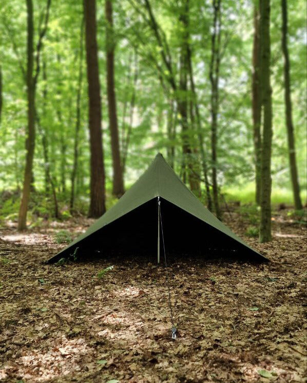 Canvas Lavvu Zelt „Loki“ – 1-Personen Bushcraft-Zelt aus Baumwolle – Made in Germany