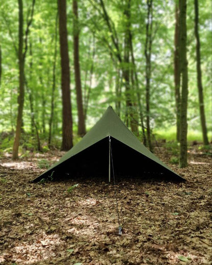 Canvas Lavvu Zelt „Loki“ – 1-Personen Bushcraft-Zelt aus Baumwolle – Made in Germany