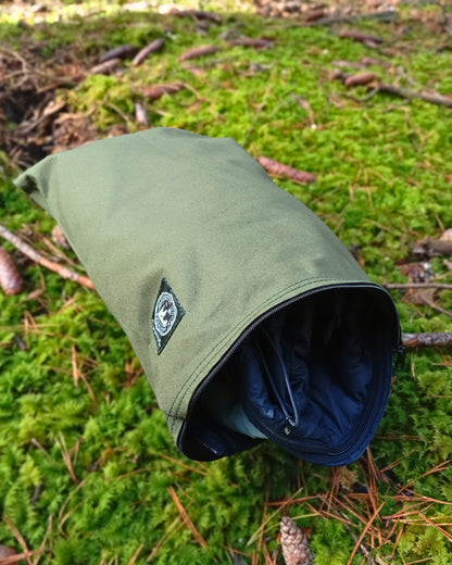 Bushcraft Kissenbezug – selbstbefüllbar | Baumwolle Olivgrün 40x30 cm