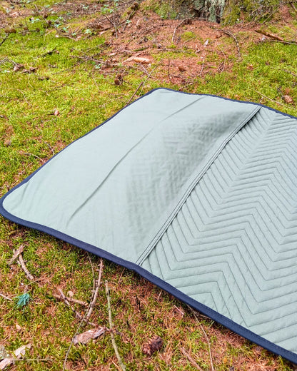 Canvas-Schafwollmatte mit Zickzackmuster (Bedroll) "FREYA" - Made in Germany