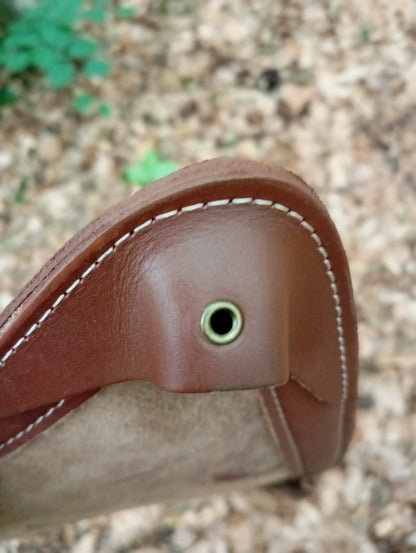 Dreibeinsitz Leder – zum Selbstbauen (ohne Gestell) - Bushcraft