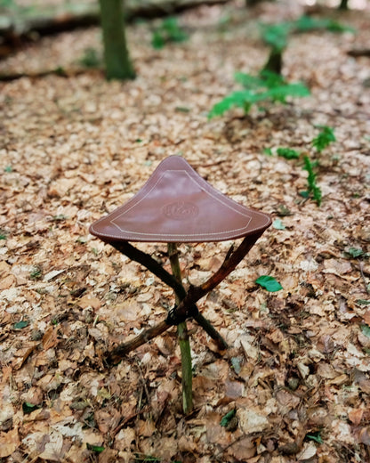 Dreibeinsitz Leder – zum Selbstbauen (ohne Gestell) - Bushcraft