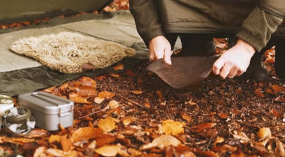 FireCraft LederPad – Multifunktionale Outdoor-Matte