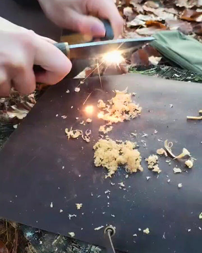 FireCraft LederPad – Multifunktionale Outdoor-Matte