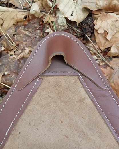 Dreibeinsitz Leder – zum Selbstbauen (ohne Gestell) - Bushcraft