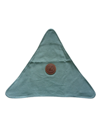 Dreibein-Sitz Canvas Baumwolle Olivgrün Hocker