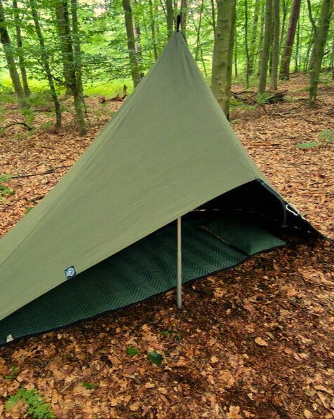 Canvas Lavvu Zelt „Loki“ – 1-Personen Bushcraft-Zelt aus Baumwolle – Made in Germany
