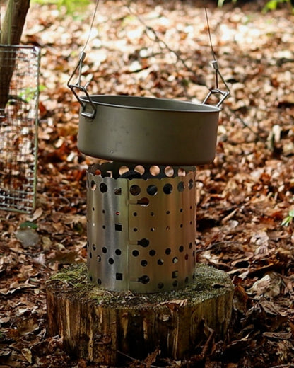 Bergzeux X-Fire 19 Feuerkorb/Hobo aus Edelstahl - Made in Germany